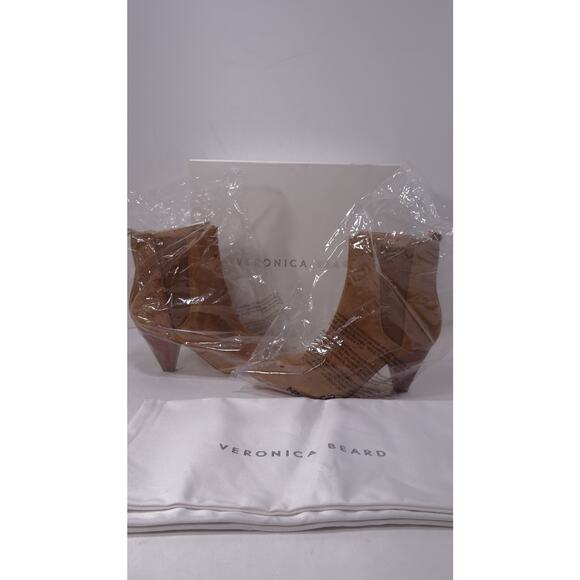 Veronica Beard Women's Logan Suede Booties Boots Hazelwood NIB 498 9.5 - Picture 7 of 15